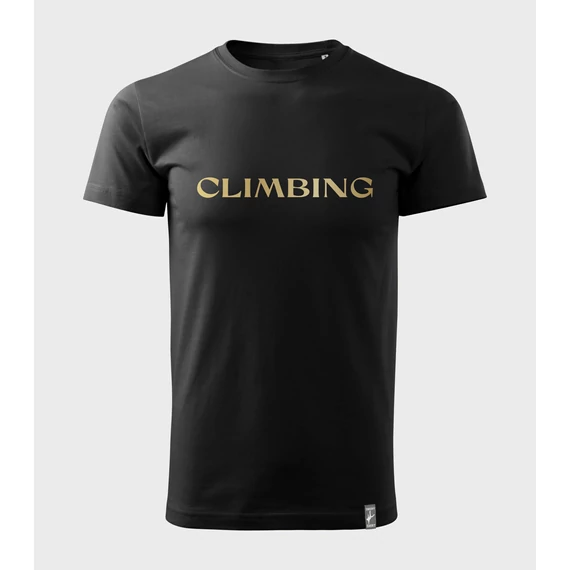 CLIMBING - fekete póló