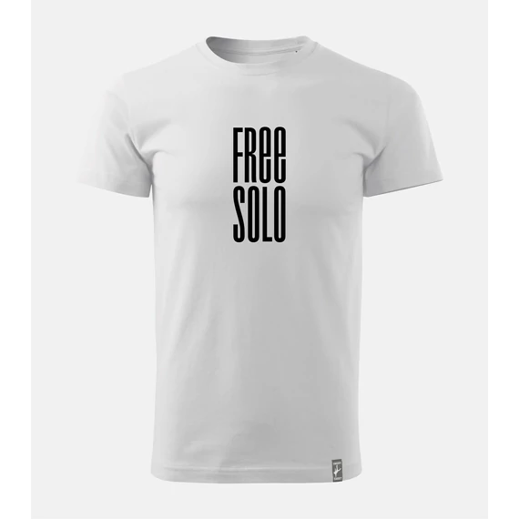 FREE SOLO - fehér póló